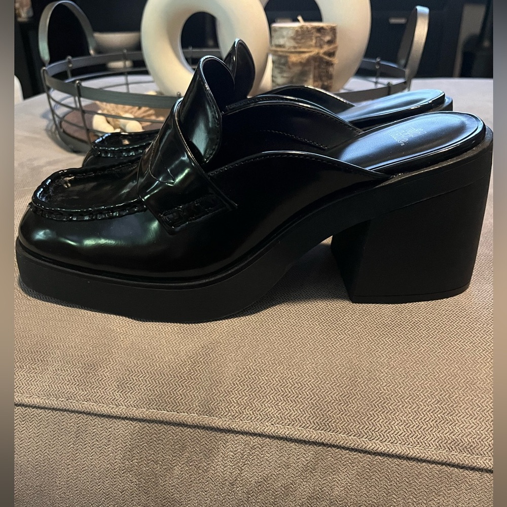 Wild Fable Block heel Loafer Mule Size:9 Rubber sole NWOT - Picture 2 of 6